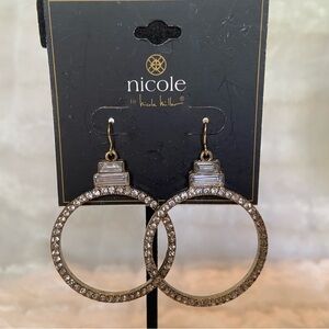 Nicole by Nicole Miller Gold Hoop Earrings